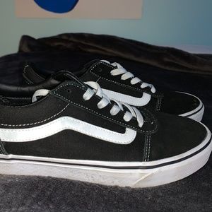 Vans Black and White Low Top